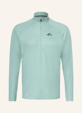 Nike Piqué-Laufshirt Trail gruen