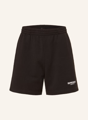 Represent Šortky Z Mikinové Látky černá