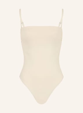 Calvin Klein Bandeau-Badeanzug weiss