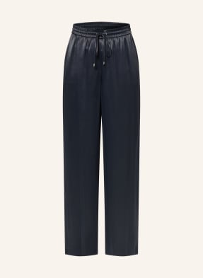 Boss Marlenehose Tavati Aus Satin blau