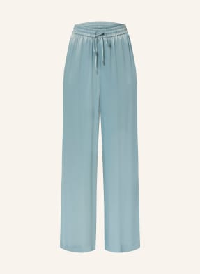 Boss Marlenehose Tavati Aus Satin blau
