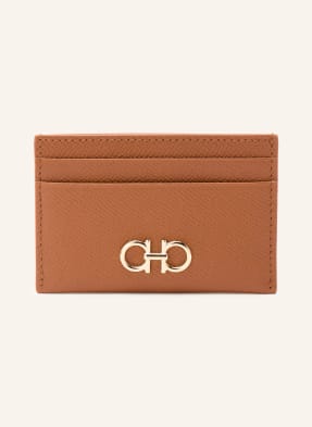 Ferragamo Kartenetui Gancini braun