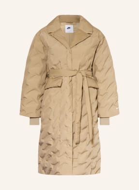 Nike Oversized-Daunenmantel Sportswear Swoosh beige