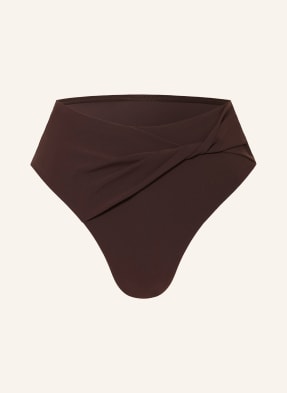 Jets Australia Bikiny S Vysokým Pasem Jetset tmavě hnědá