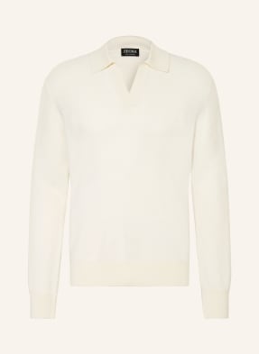 Zegna Kašmírový Svetr krémová