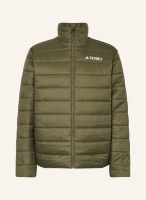 Adidas Terrex Prošívaná Bunda Essentials tmavě zelená