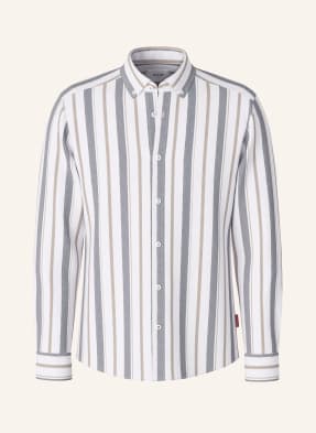 Joop! Jeans Košile Regular Fit bílá / béžová / šedá