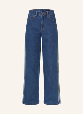 Adidas Originals Rovné Džíny Firebird Denim medvin