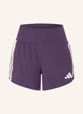 Adidas Běžecké Kalhoty 2 V 1 Adizero Gel tmavě fialová / bílá