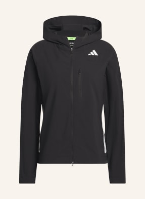 Adidas Laufjacke Adizero schwarz