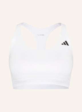 Adidas Sportovní Podprsenka Optime Essentials Workout bílá / černá