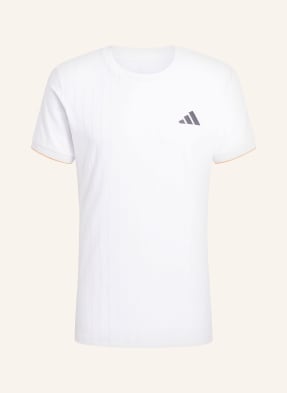 Adidas Tričko Climacool Freelift Pro bílá / oranžová / černá