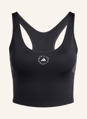 Adidas By Stella Mccartney Krátký Top Asmc černá