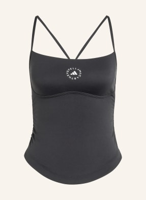 Adidas By Stella Mccartney Krátký Top Asmc Studio černá
