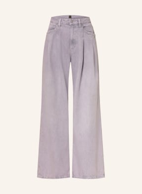 Boss Wide Leg Jeans Slouchy grau