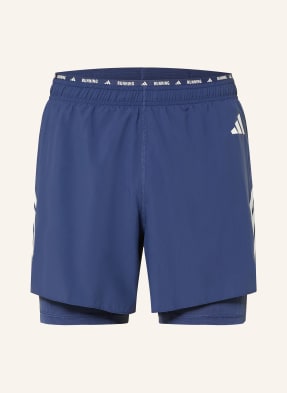 Adidas 2-In-1-Laufshorts adi365 blau