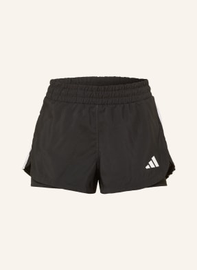 Adidas 2V1 Běžecké Šortky Pacer černá / bílá