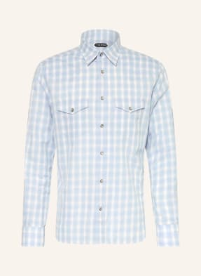 Tom Ford Košile Regular Fit tmavě modrá / bílá