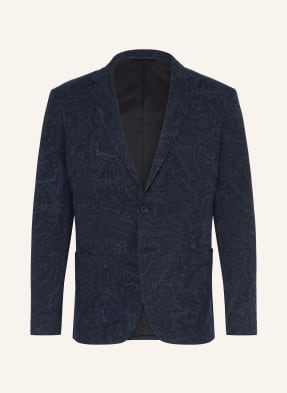 Etro Sako Z Džersejové Tkaniny Extra Slim Fit tmavě modrá