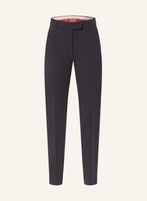 Max Mara Studio Jerseyové Kalhoty Casa tmavě modrá