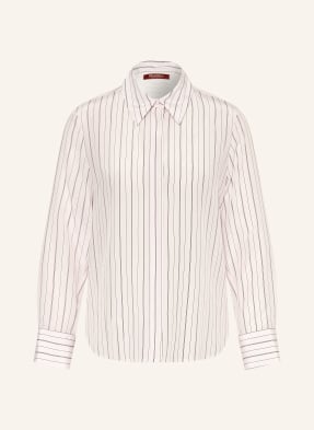 Max Mara Studio Hedvábná Halenka Flirt světle růžová / černá