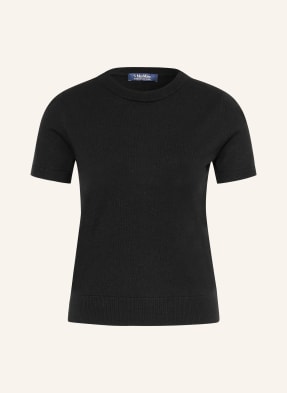 S Max Mara Pletené Tričko Magenta černá