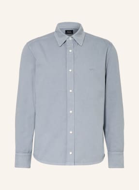 A.P.C. Košile Comfort Fit černošedá