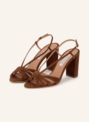 Aquazzura Sandály Aimée hnědá