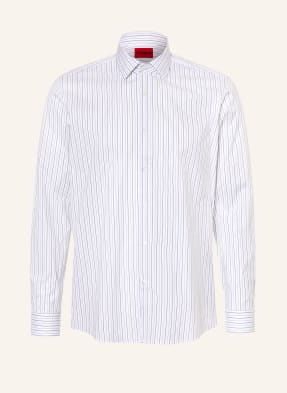 Hugo Košile Valerio Modern Fit bílá / tmavě šedá