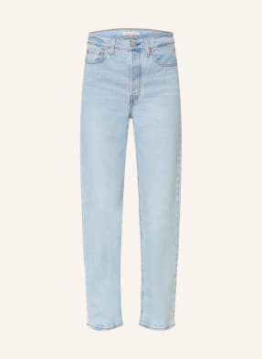 Levi's® Rovné Džíny Ribcage 45 light indigo - worn in