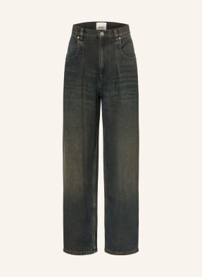 Marant Étoile Kalhoty Rodayna V Džínovém Vzhledu 30yb dirty blue