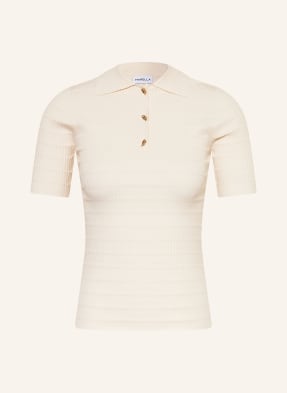 Marella Strick-Poloshirt weiss
