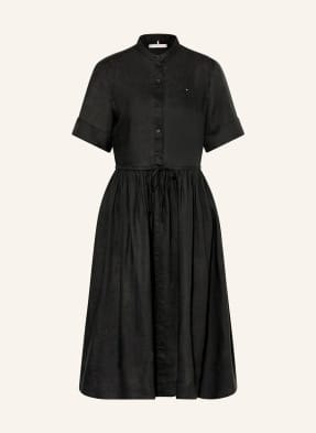 Tommy Hilfiger Leinenkleid schwarz