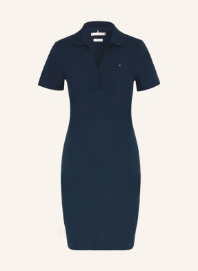 Tommy Hilfiger Piqué-Kleid blau