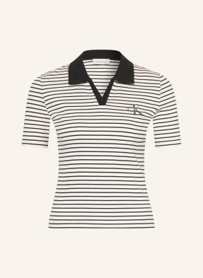 Calvin Klein Jeans Jersey-Poloshirt schwarz