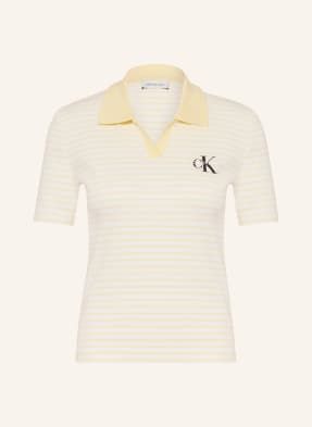 Calvin Klein Jeans Jersey-Poloshirt gelb