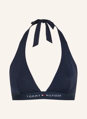 Tommy Hilfiger Bikiny S Vázáním Za Krkem tmavě modrá
