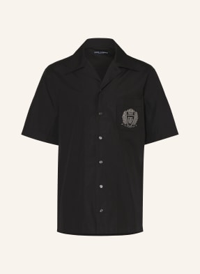 Dolce & Gabbana Resortová Košile Comfort Fit černá