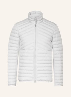 Parajumpers Prošívaná Bunda Dunfries Z Kombinace Materiálů světle šedá