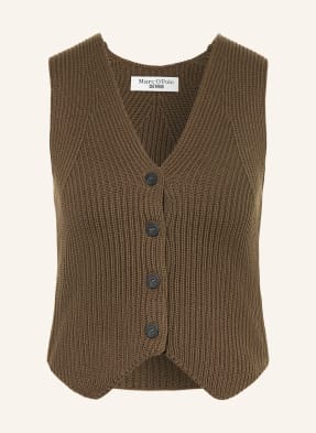Marc O'polo Denim Pletená Vesta hnědá