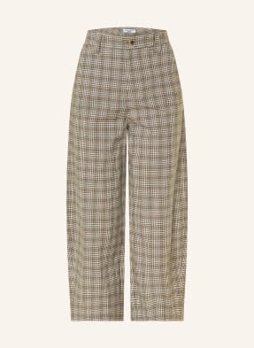 Marc O'polo Denim Kalhoty olivová / hnědá / bílá
