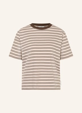 Marc O'polo Denim Tričko hnědá / růžová / bílá