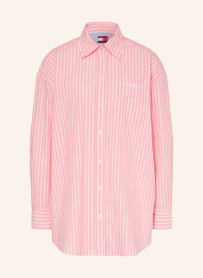 Tommy Jeans Oversized Košile růžová / světle růžová