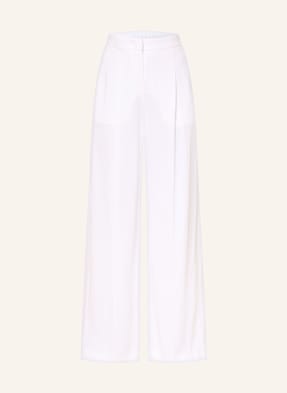 Boss Marlenehose Tiana Mit Leinen weiss