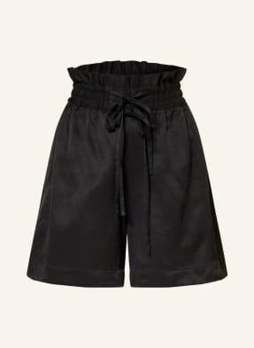 Boss Paperbag-Shorts Tacolina schwarz