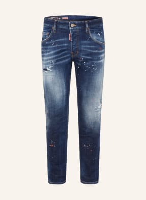dsquared2 Zničená Džíny Extra Slim Fit 470 navy blue