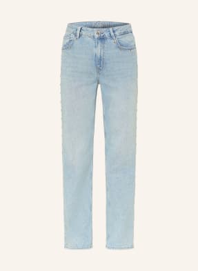 Mos Mosh Rovné Džíny Mmrachel S Nýty 406 light blue