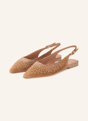 Kennel & Schmenger Slingballerinas Nika S Ozdobnými Kameny hnědá