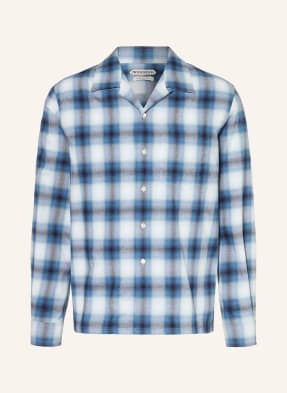 Jw Anderson Flanelová Košile Slim Fit modrá / bílá / černá