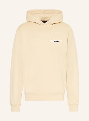 Jacquemus Mikina S Kapucí Le Hoodie Gros Grain béžová